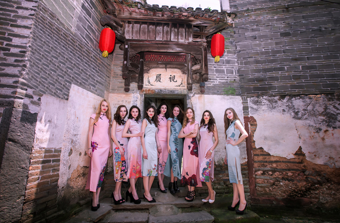 Beautiful the historic village in China